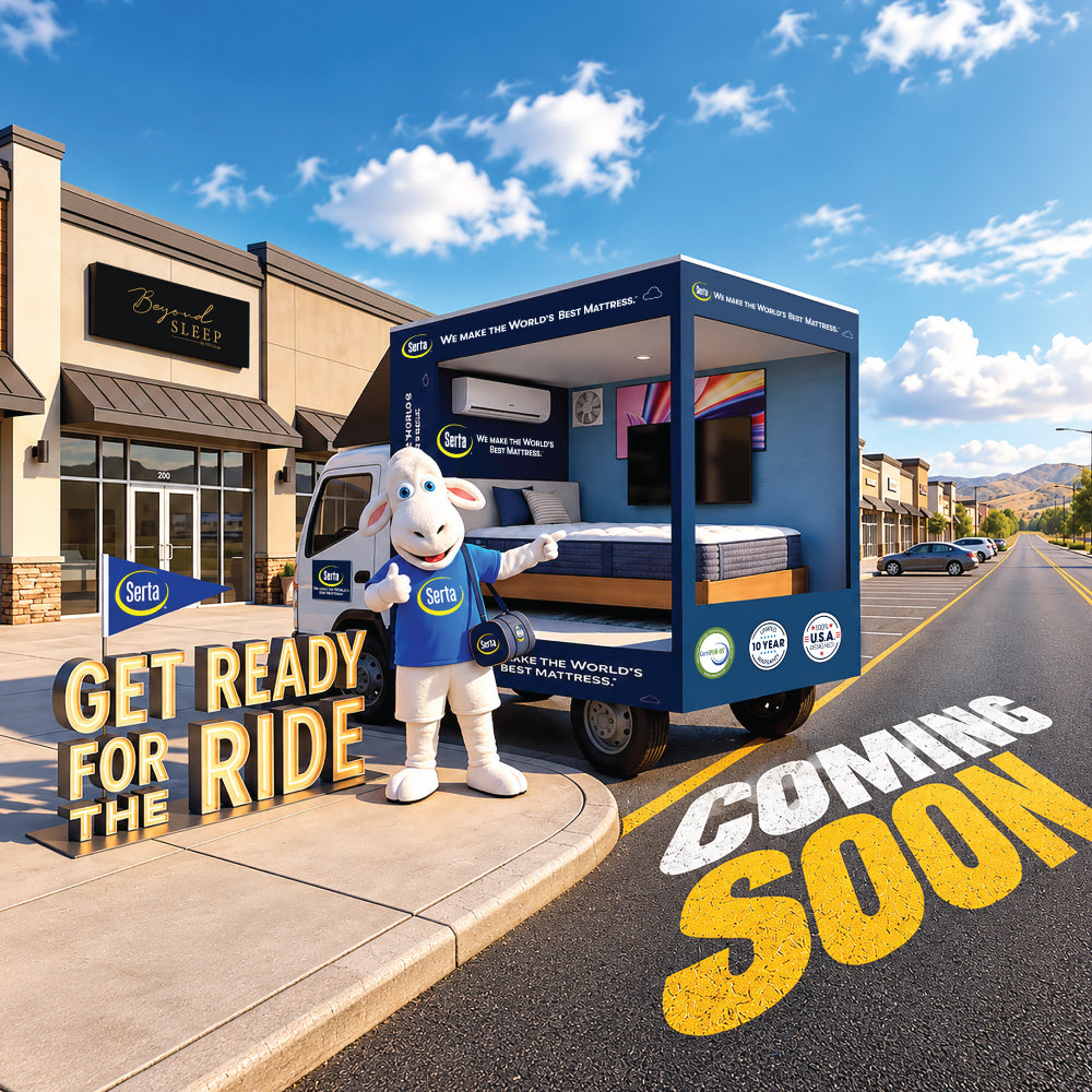 Campaign truck and mascot